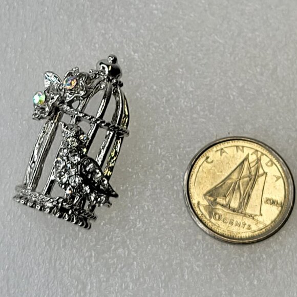 Birdcage Earrings Whimsy Earrings - Picture 4 of 10